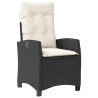Ensemble à manger de jardin avec coussins 3 pcs Noir 510753510753
