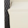 Ensemble à manger de jardin avec coussins 3 pcs Noir 510793510793