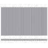 Auvent rétractable anthracite et blanc 5x3 m tissu et aluminium 510795510795