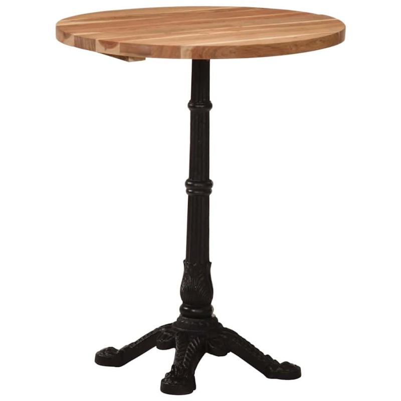Table de bistro Ø60x76 cm Bois d'acacia massif 510796510796