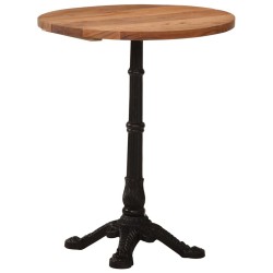 Table de bistro Ø60x76 cm Bois d'acacia massif 510796510796