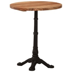 Table de bistro Ø60x76 cm Bois d'acacia massif 510796510796