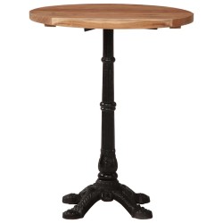 Table de bistro Ø60x76 cm Bois d'acacia massif 510796510796