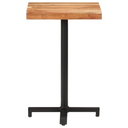 Table de bistro Carrée 50x50x75 cm Bois d'acacia massif 510797510797