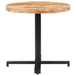 Table de bistro Ronde Ø80x75 cm Bois de manguier brut 510798510798