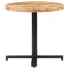 Table de bistro Ronde Ø80x75 cm Bois de manguier brut 510798510798