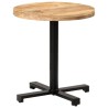 Table de bistro Ronde Ø70x75 cm Bois de manguier brut 510799510799