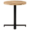 Table de bistro Ronde Ø70x75 cm Bois de manguier brut 510799510799