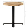 Table de bistro Ronde Ø70x75 cm Bois de manguier brut 510799510799