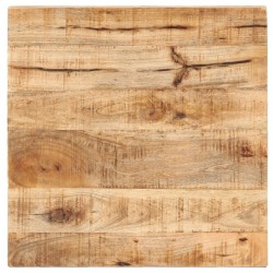 Table de bistro Carrée 50x50x75 cm Bois de manguier brut 510812510812