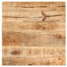 Table de bistro Carrée 50x50x75 cm Bois de manguier brut 510812510812