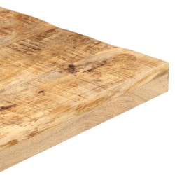 Table de bistro Carrée 50x50x75 cm Bois de manguier brut 510812510812