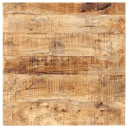 Table de bistro Carrée 60x60x75 cm Bois de manguier brut 510813510813