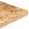 Table de bistro Carrée 60x60x75 cm Bois de manguier brut 510813510813