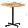 Table de bistro Carrée 60x60x75 cm Bois de manguier brut 510813510813