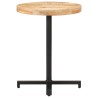 Table de bistro Ronde Ø60x75 cm Bois de manguier brut 510814510814