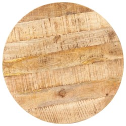 Table de bistro Ronde Ø60x75 cm Bois de manguier brut 510814510814