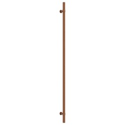 Poignées d'armoire 10 pcs bronze 480 mm acier inoxydable 510827510827