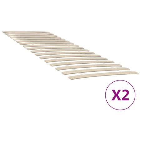 Lattes de rechange pour sommier avec 34 lattes, 2 pièces, 70 x 200 cm 510829510829
