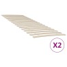 Lattes de rechange pour sommier avec 34 lattes, 2 pièces, 70 x 200 cm 510829510829