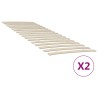 Lattes de rechange pour sommier avec 34 lattes, 2 pièces, 80 x 200 cm 510830510830