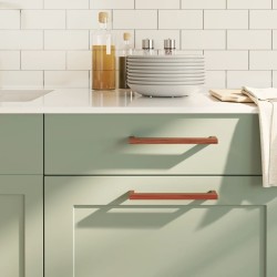 Poignées d'armoire 20 pcs bronze 192 mm acier inoxydable 510834510834