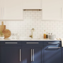 Poignées d'armoire 10 pcs argenté 320 mm acier inoxydable 510840510840