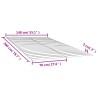 Lattes de rechange pour sommier avec 48 lattes, 2 pièces, 70 x 200 cm 510863510863