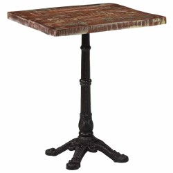Table de bistro 60x60x76 cm Bois massif de récupération   510937510937