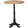 Table de bistro Ø60x76 cm Bois de manguier brut 510938510938