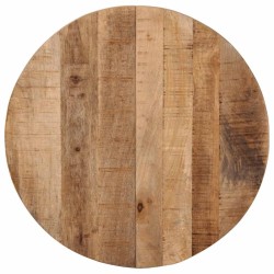 Table de bistro Ø60x76 cm Bois de manguier brut 510938510938