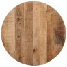 Table de bistro Ø60x76 cm Bois de manguier brut 510938510938