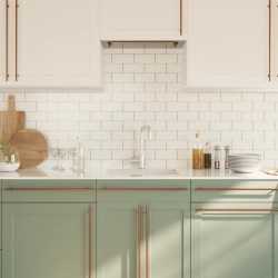 Poignées d'armoire 20 pcs bronze 480 mm acier inoxydable 510972510972