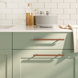 Poignées d'armoire 20 pcs bronze 192 mm acier inoxydable 510984510984