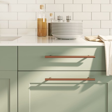 Poignées d'armoire 20 pcs bronze 224 mm acier inoxydable 510985510985