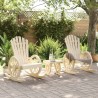 Salon de jardin 3 pcs bois de sapin massif 510987510987