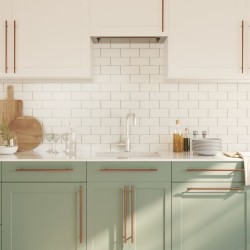 Poignées d'armoire 20 pcs bronze 320 mm acier inoxydable 510993510993