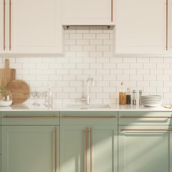 Poignées d'armoire 20 pcs bronze 480 mm acier inoxydable 511004511004