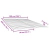 Lattes de rechange pour sommier avec 48 lattes, 2 pièces, 90 x 200 cm 511007511007