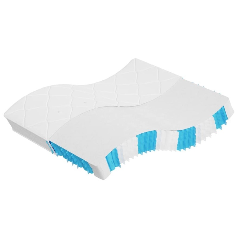 Matelas à ressorts ensachés dureté moyenne 160x200 cm 511008511008