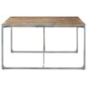 Table à manger 140x140x75 cm Bois de manguier brut 511026511026