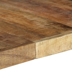 Table à manger 140x140x75 cm Bois de manguier brut 511026511026