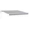 Auvent rétractable automatique anthracite et blanc 300x250 cm 511027511027