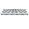 Auvent manuel rétractable avec LED anthracite blanc 350x250 cm 511029511029