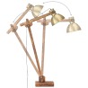 Lampadaire Laiton Bois de manguier massif E27 511033511033
