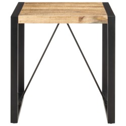 Table à manger 70x70x75 cm Bois de manguier massif brut 511034511034