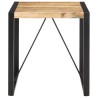Table à manger 70x70x75 cm Bois de manguier massif brut 511034511034