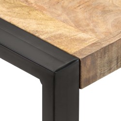 Table à manger 70x70x75 cm Bois de manguier massif brut 511034511034