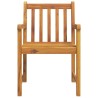 Chaises de jardin lot de 4 56x55,5x90 bois massif d'acacia 511035511035