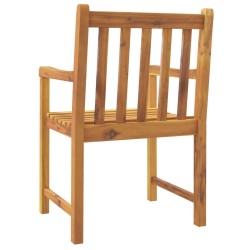 Chaises de jardin lot de 6 56x55,5x90 bois massif d'acacia 511039511039